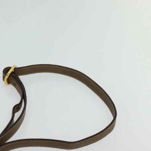 GUCCI GG Supreme Web Sherry Line Bag PVC Beige Gold - Picture 9 of 16